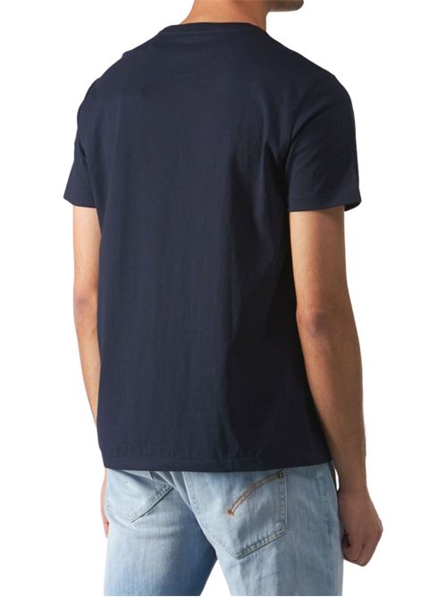 T-shirt Uomo Blu con logo a contrasto POLO RALPH LAUREN | 710680785004